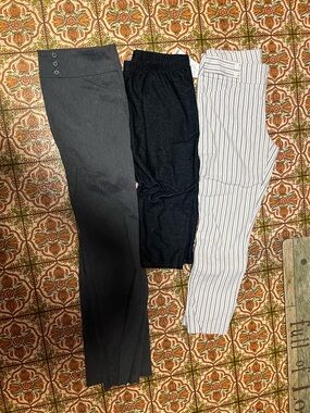3 woman XL pants (1 boot cut, 1 ankle cut , 1 capris )